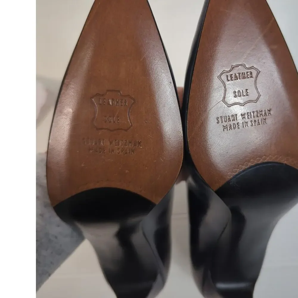 Stuart Weitzman Vintage Classic Pump Navy 8